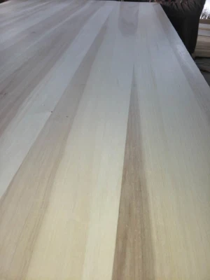 Placas de borda de madeira maciça de álamo