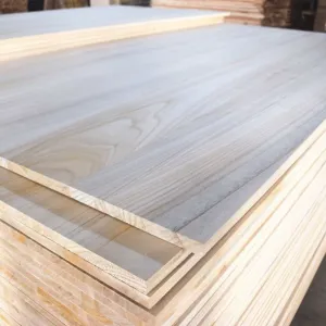 Paulownia Edge colou placas para produção de caixão